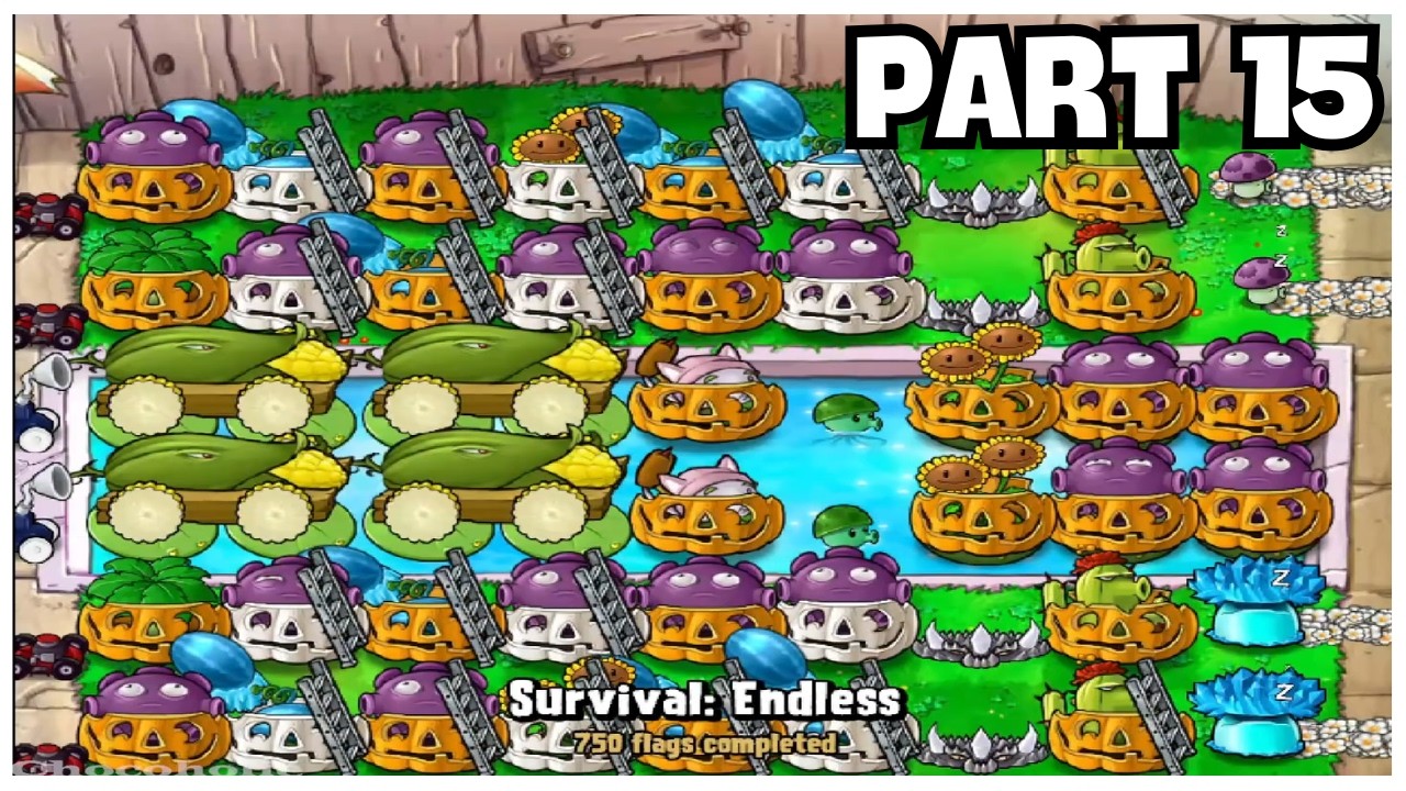 Plants Vs. Zombies: Survival Endless Gameplay – Part 15 | Flags 700 – 750