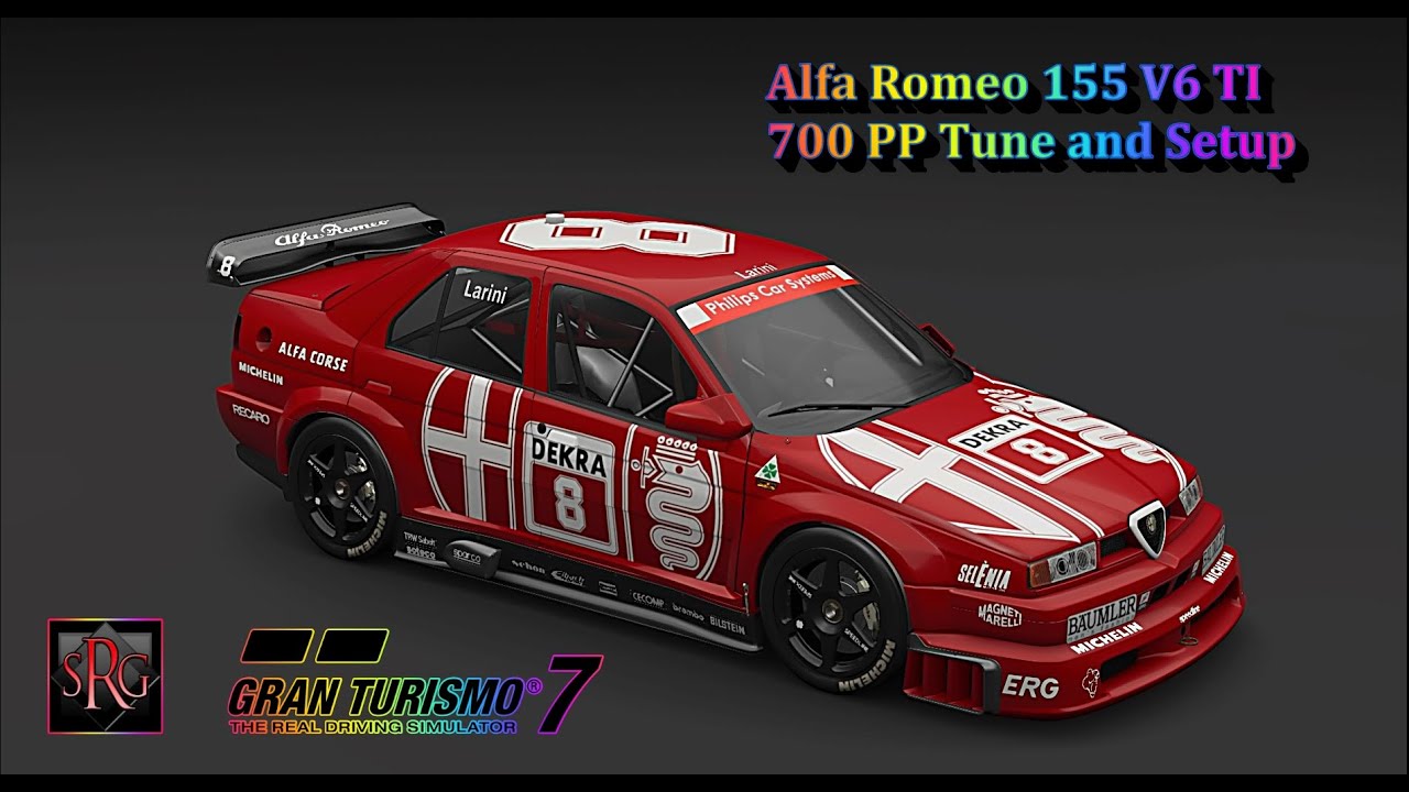 Gt7 = The Best Alfa Romeo 155 V6 TI 700 PP Tune and Setup