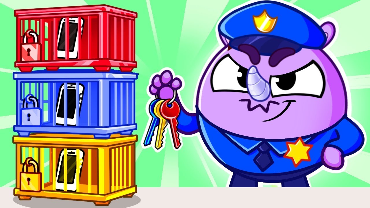 📱🔒 Phone in Jail! 😲 Learn Screen Time Rules | Funny Kids Songs And Nursery Rhymes by Fluffy Friends