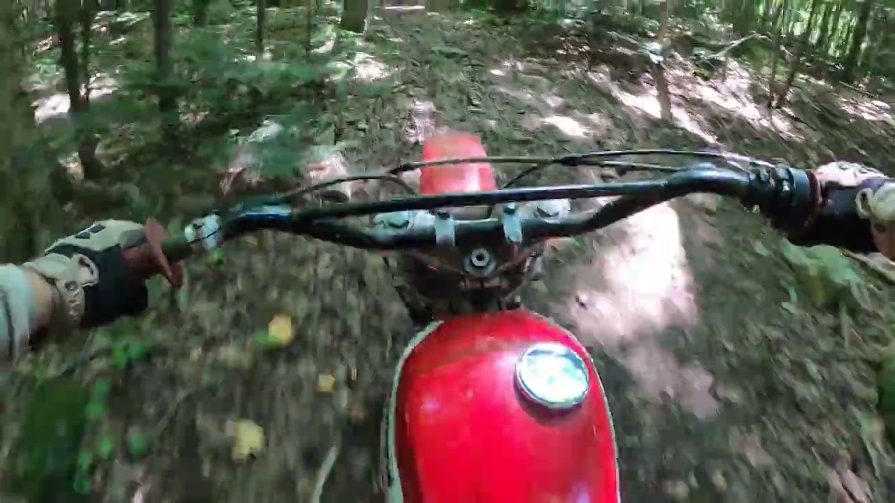 Honda SL175 Cross Country practice ride