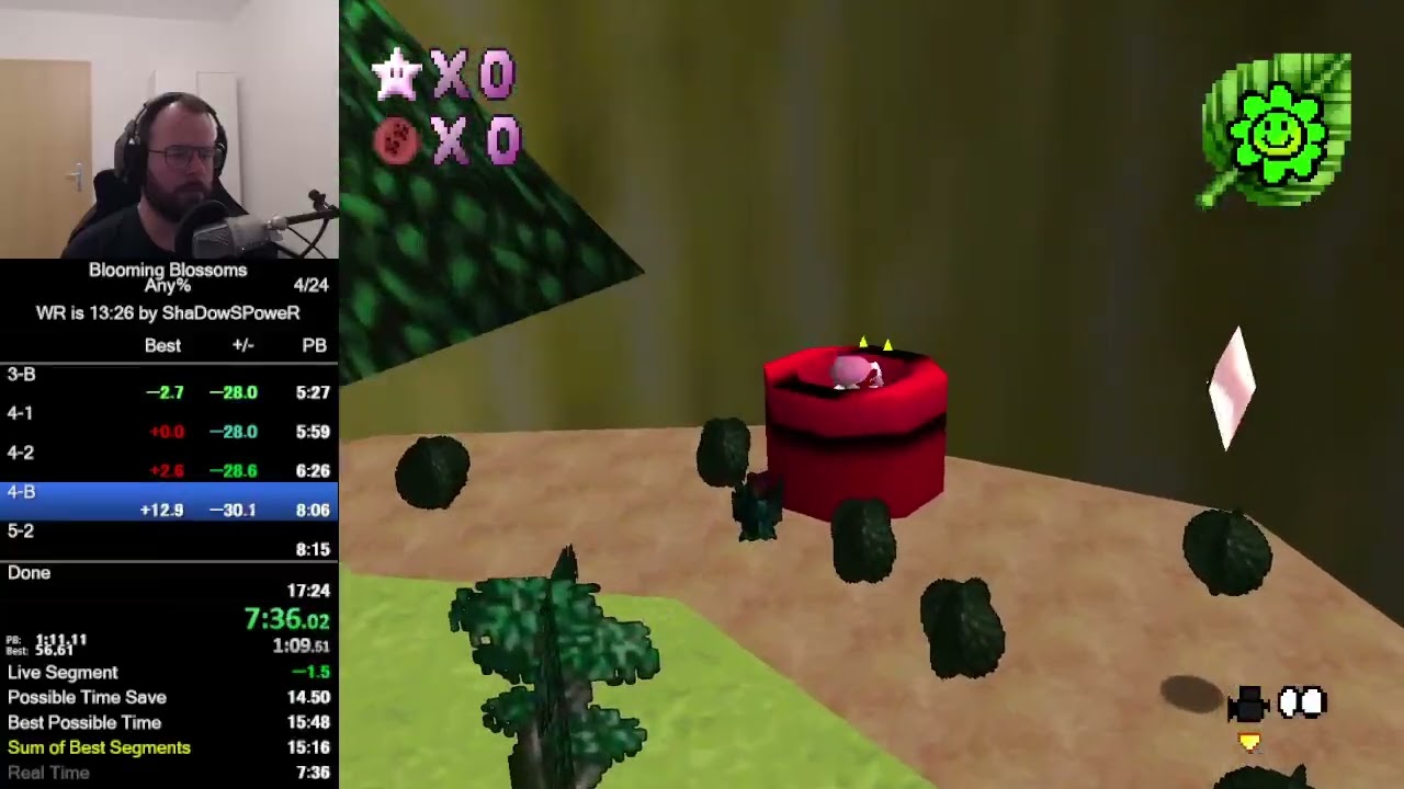 Blooming Blossoms - Any% Speedrun in 15:50