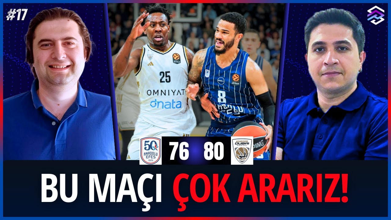 ANADOLU EFES SON PERİYOTTA YIKILDI! | Anadolu Efes - Dubai Basketbol Maç Sonu | EuroLeague