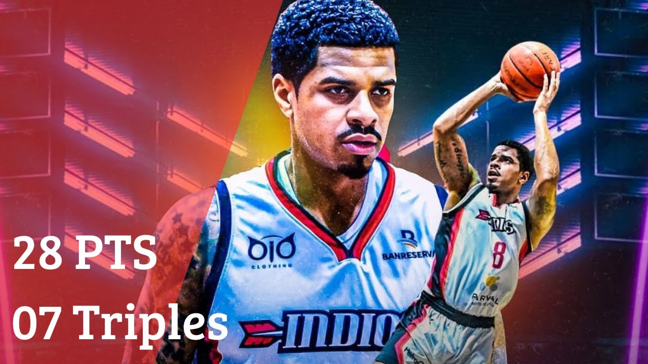 Edgar Sosa 28pts 7 Triples EN 17 Minutos Highlight LNB Equipo Indios
