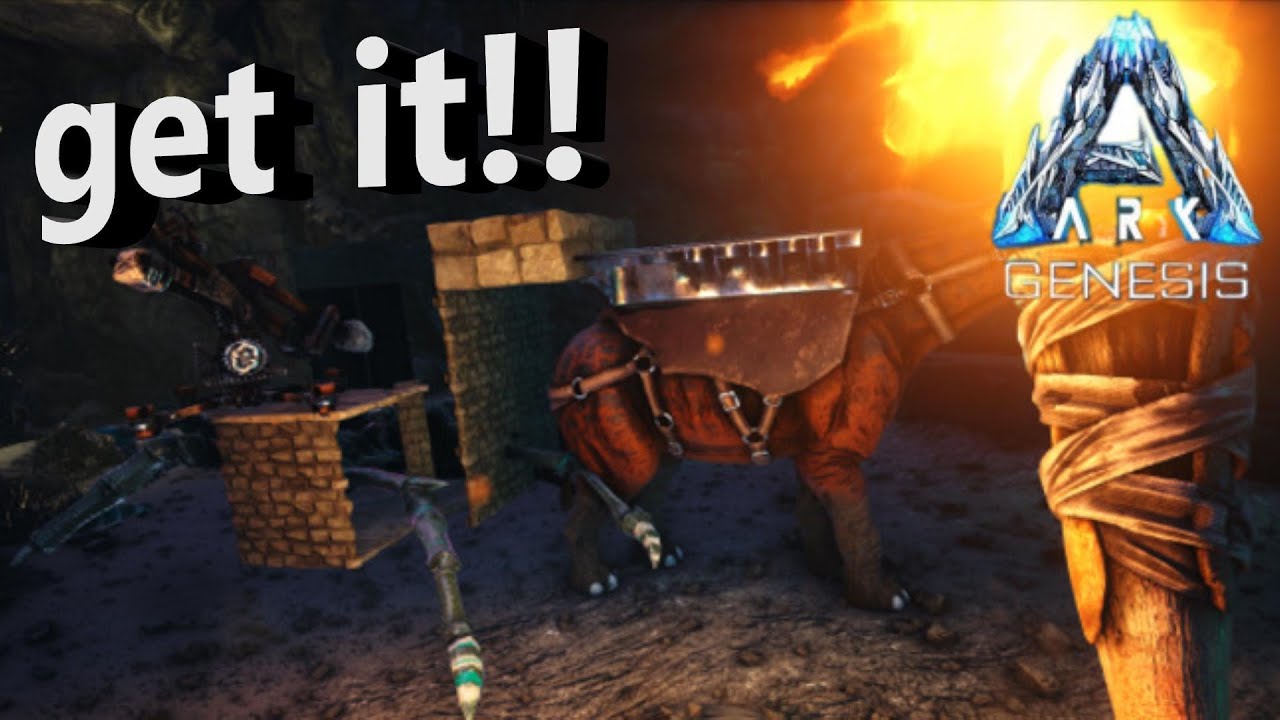 ARK Genesis Very Easy Solo Karkinos Taming!