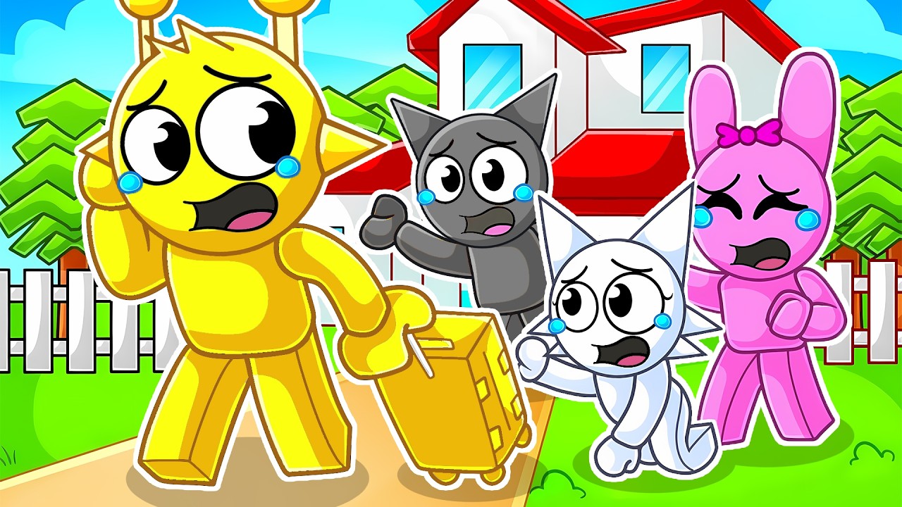 Simon ANGRY Runs Away From Home in Roblox! Sprunki Blox