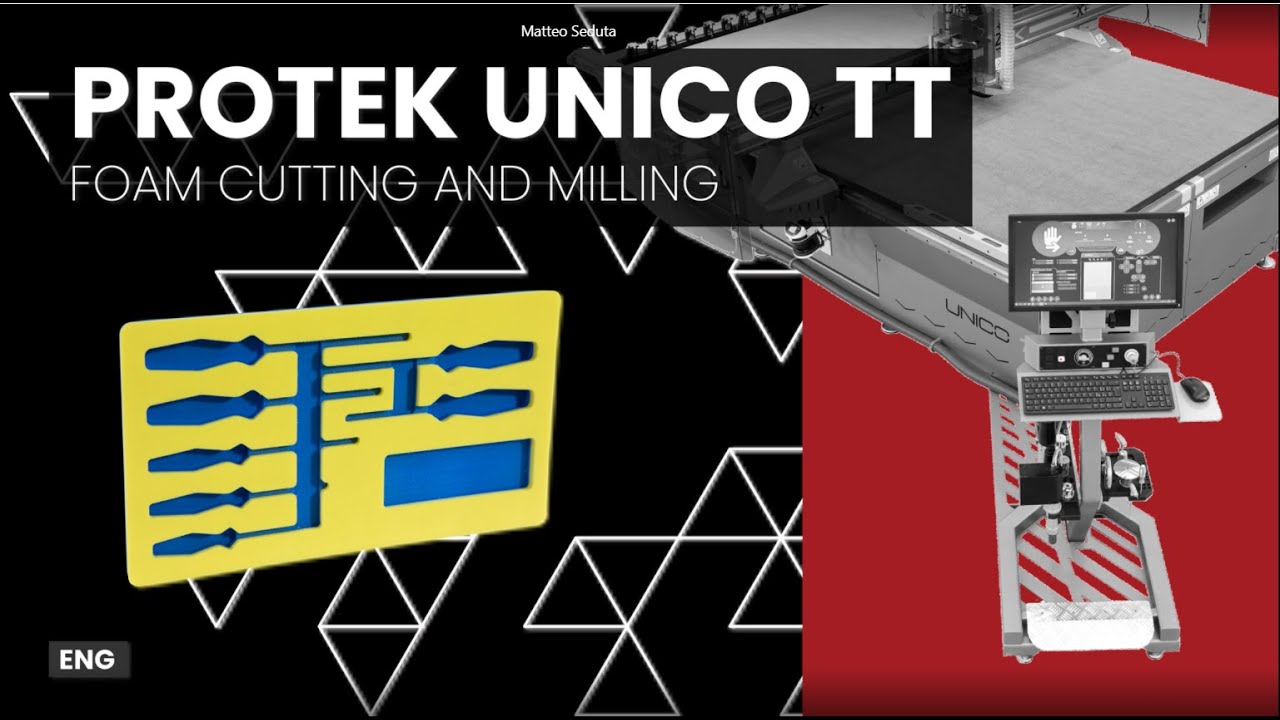 🔴 UNICO TT - Foam cutting and milling for packaging