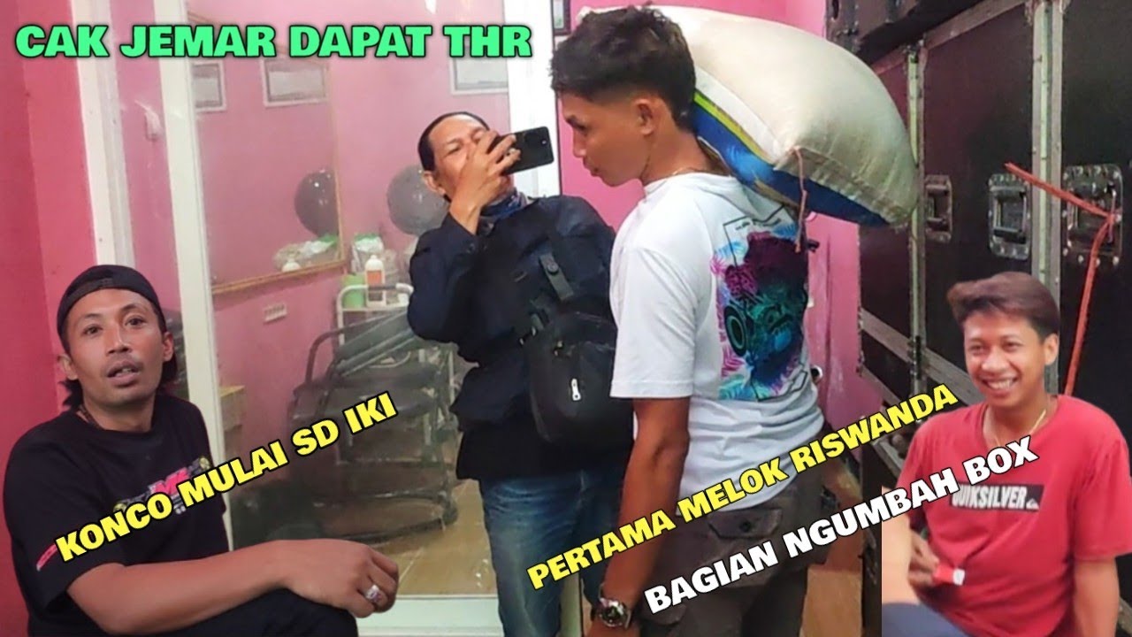 Cak jemar dapat thr dari pak lurah dan cerita sejarah kru Riswanda ‼️