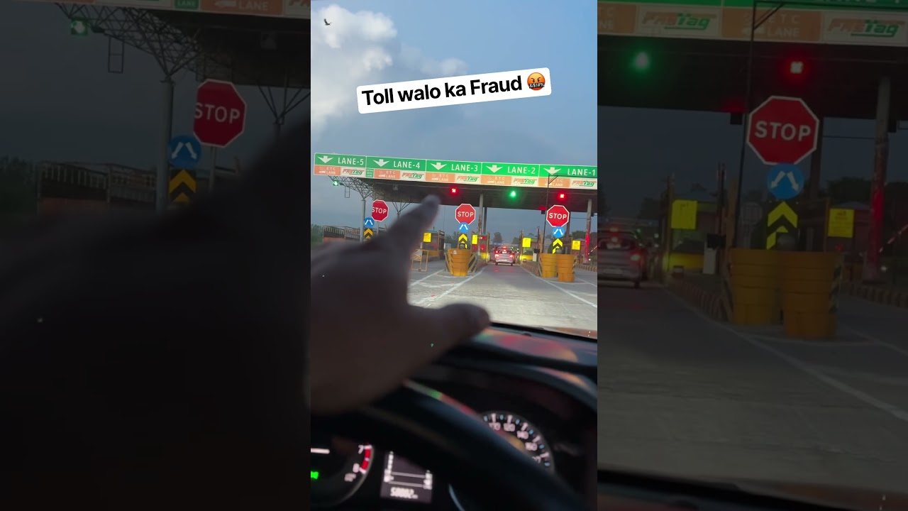 Isliye jam rehta hai Toll plaza par 🤬😡