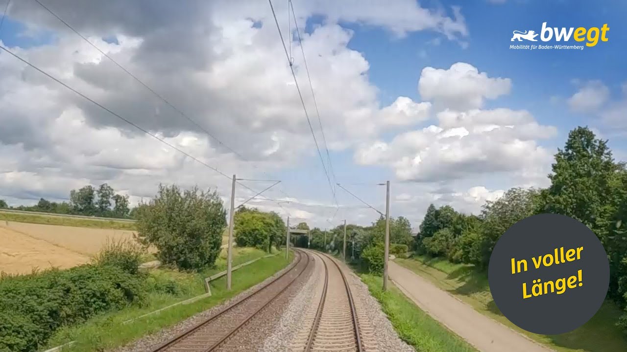 Führerstandsmitfahrt von Freudenstadt nach Stuttgart mit bwegt