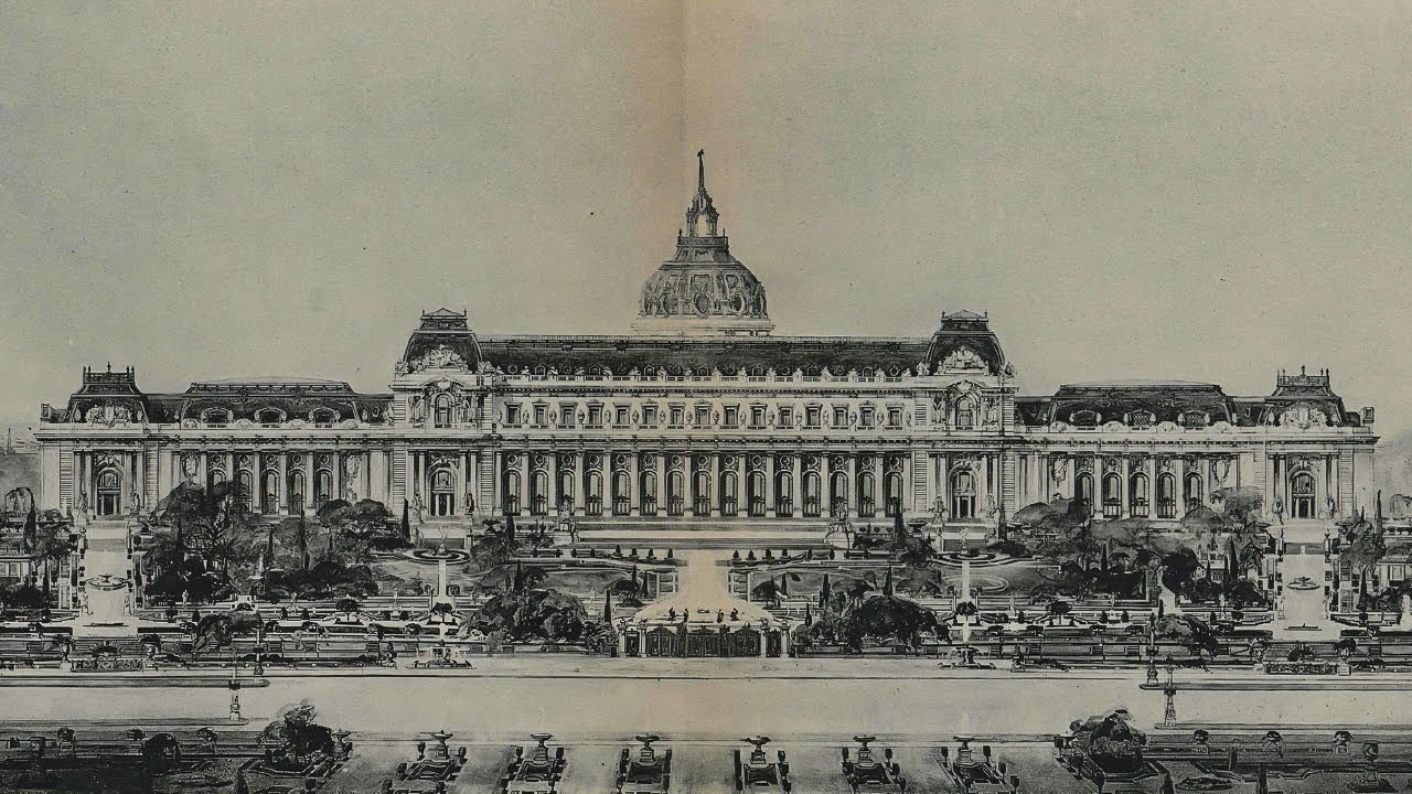 Old World - Beaux-Arts - Architectural Drawings - Year 1912 - 1913