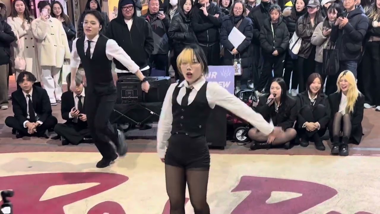 HONGDAE K-POP BUSKING (BEOUR CREW) - [Monsta X] Shoot Out (3)