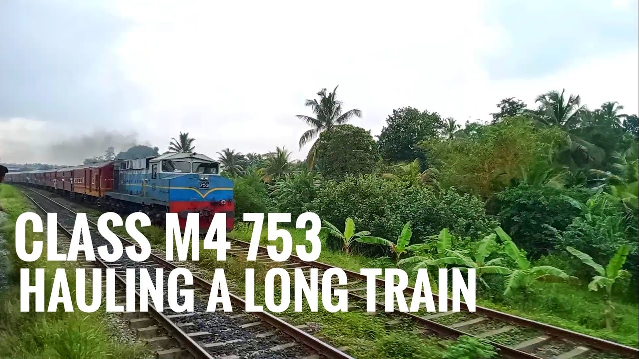 Class M4 753 with a Long Train