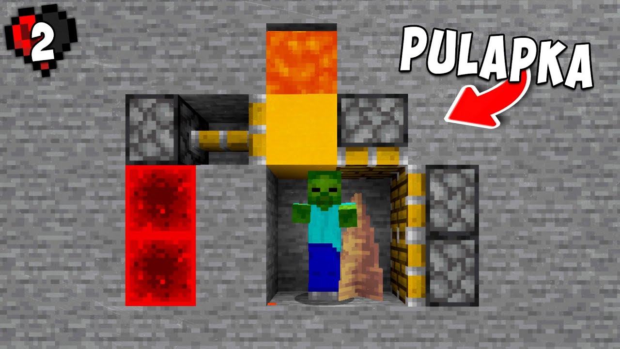 Zbudowałem Automatyczną Pułapke w Minecraft Hardcore! #2