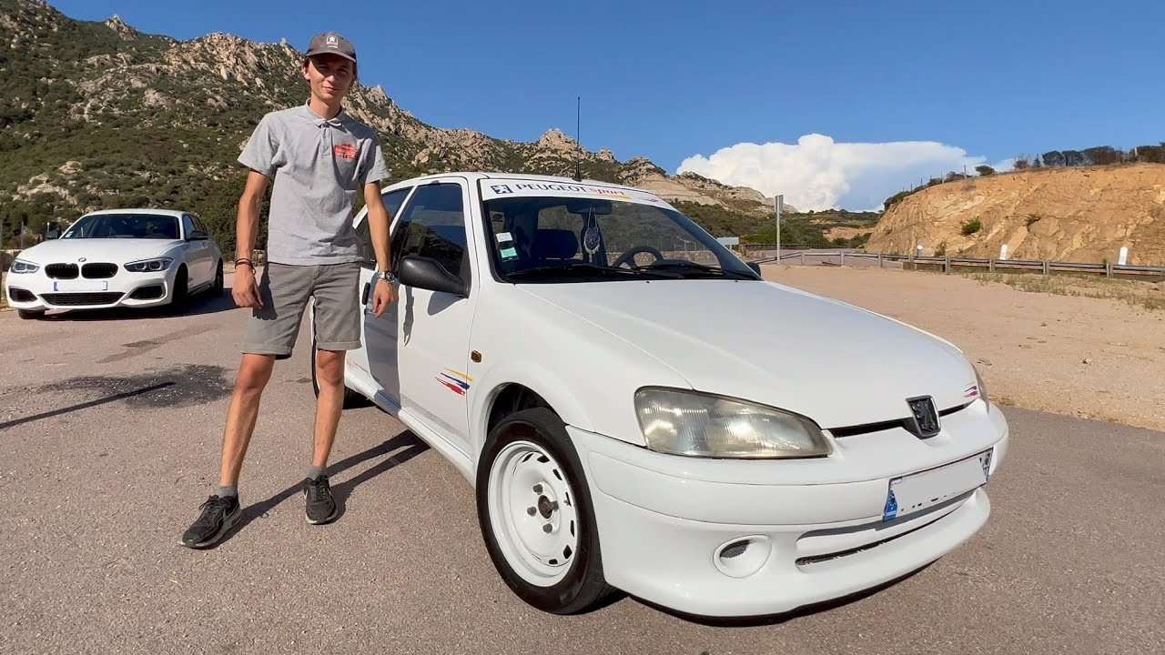 On s’envole en PEUGEOT 106 RALLYE avec QUENTIN ! Retour en 1996 !