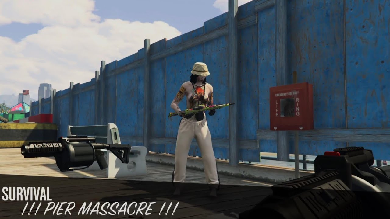 !!! PIER MASSACRE !!! by career_irons4 GTAV Survival 