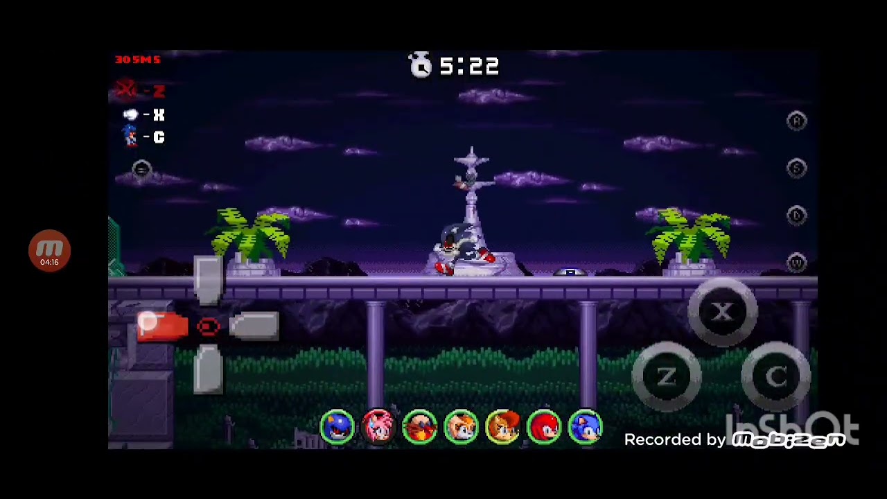 Jugando el mod de sonic.exe the disaster through the blood
