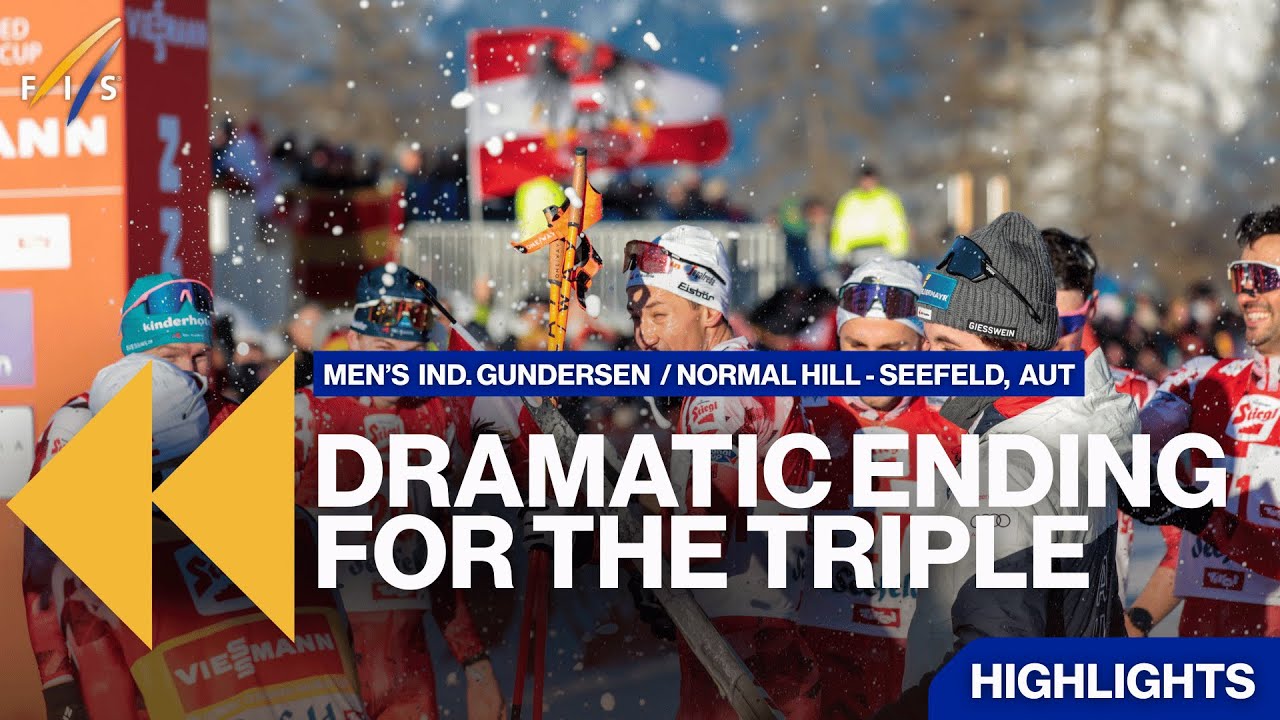 DRAMATIC ENDING FOR THE TRIPLE | Highlights | FIS Nordic Combined