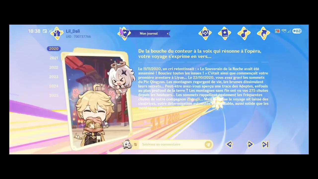 Récap de mes 5 ans sur Genshin Impact / Event web 