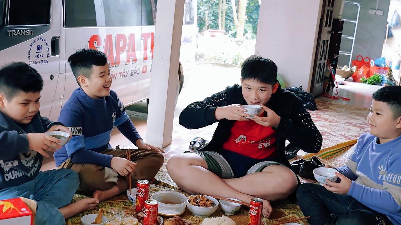 BỮA CƠM Ở QUÊ NHIỀU MÓN NGON HẤP DẪN | ẨM THỰC DÂN DÃ VIỆT NAM | SAPA TV KID