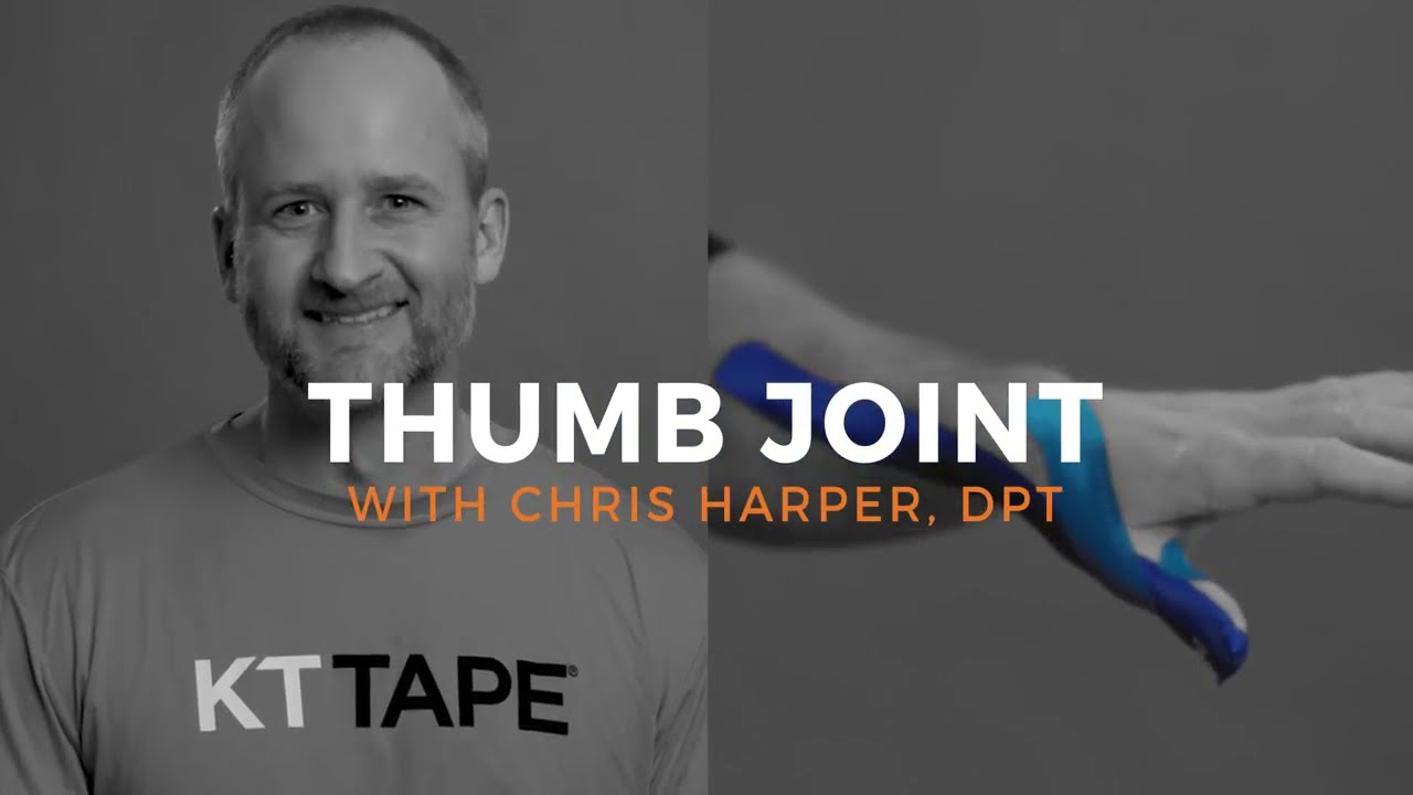 KT TAPE 運動貼紮：Thumb Joint 手指肌腱炎 貼紮防護技巧 (CC中文字幕)
