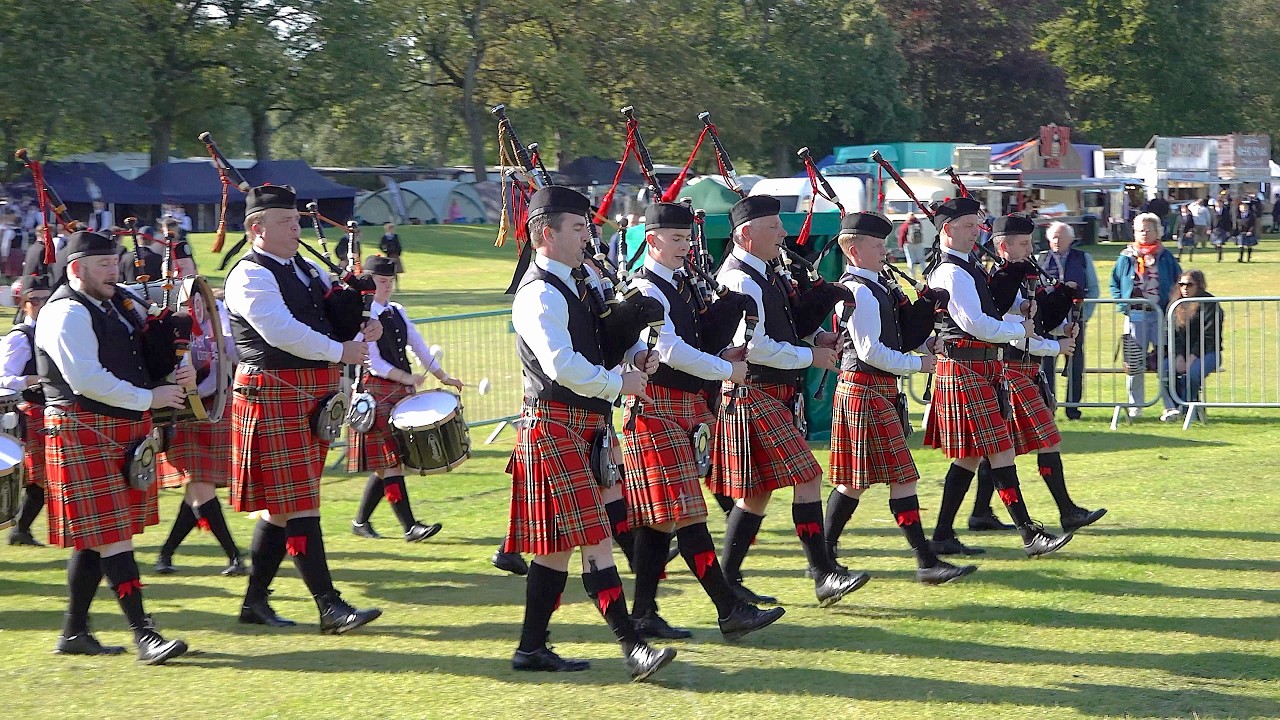 Culter and District Pipe Band compete in 4A final 2025 European Pipe Band Championships in Scotland