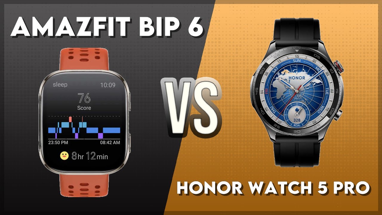 Сравнение Amazfit Bip 6 и Honor Watch 5 Pro
