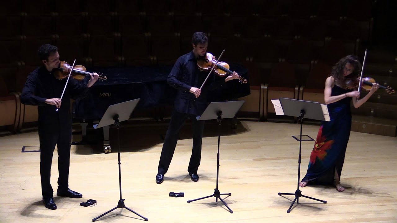 The Carpenter Trio: viola Stradivari 1715, violini Stradivari 1727 