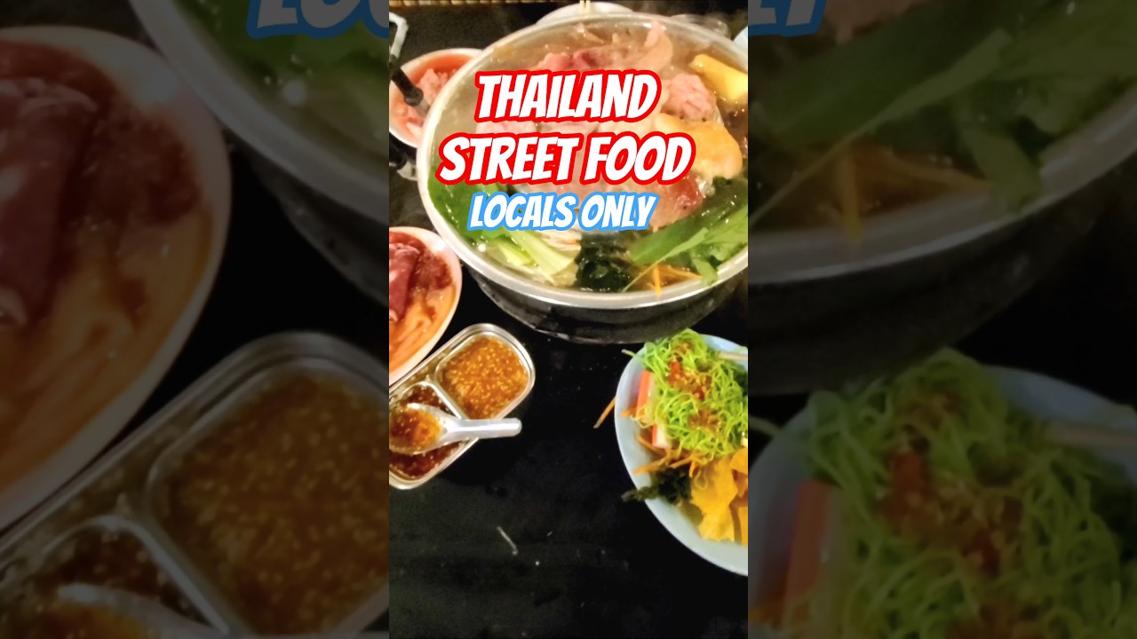 Real Thai BBQ at Night Locals Only 🇹🇭🔥 #shorts