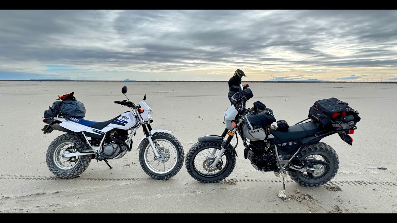 UTAH TO NEVADA ON A YAMAHA TW 200