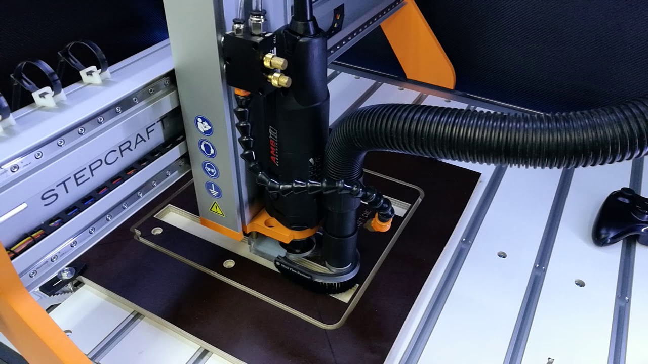 Stepcraft M1000 diy dust shoe system test
