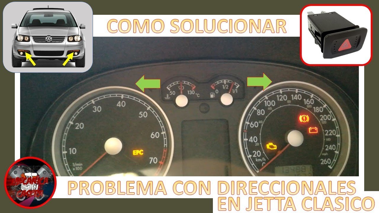 COMO SOLUCIONAR PROBLEMA CON INTERMITENTES/DIRECCIONALES EN JETTA CLASICO
