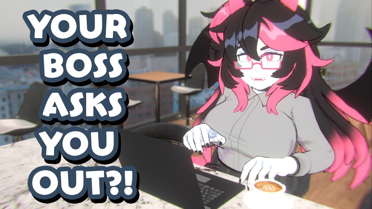 ASMR Office Boss Asks You Out | Girlfriend Experience, Soft Kisses & Personal Attention
