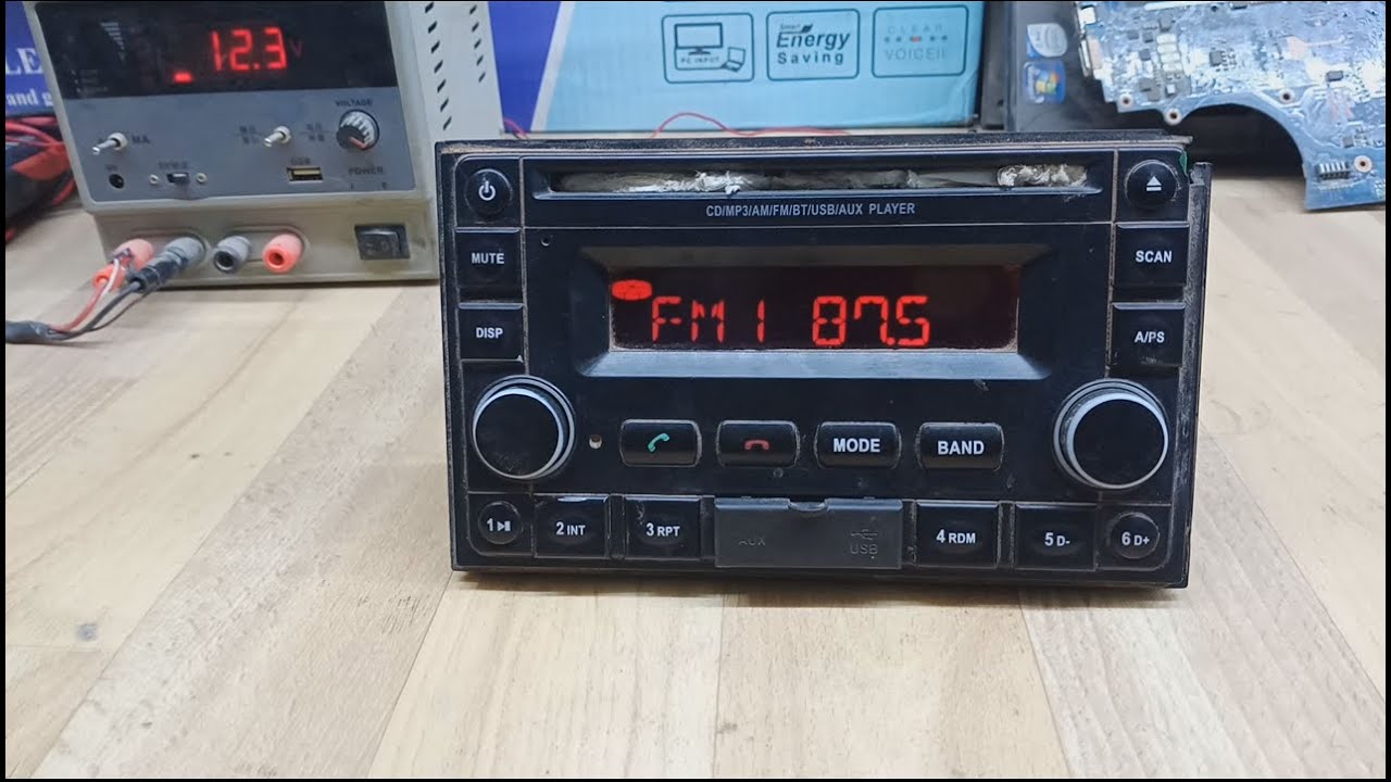 اصلاح كاسيت سيارة  لا يستجيب للصوت  TOYOTA car stereo repair