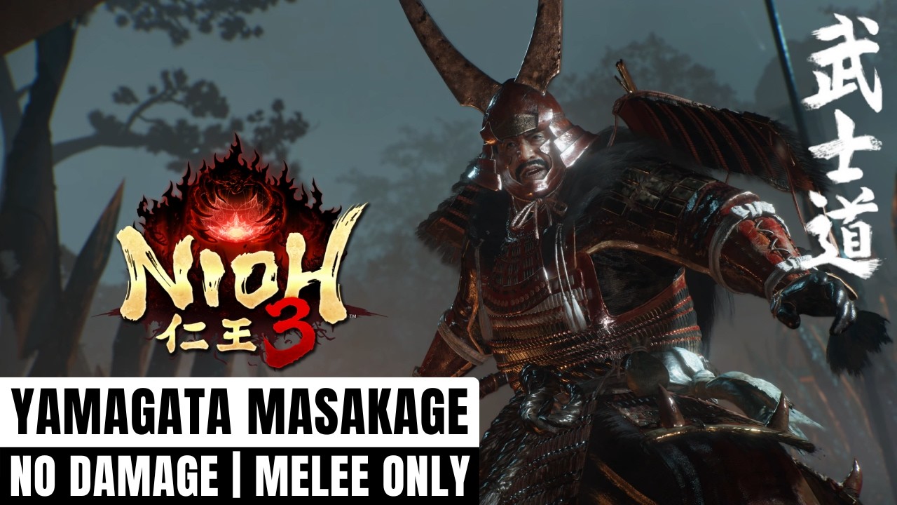 Nioh 3 - Yamagata Masakage Boss Fight (No Damage/Samurai Sword)