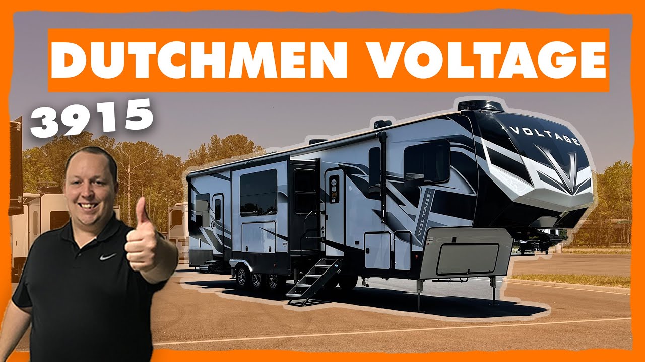 The BEST Toy Hauler With a HUGE Garage For All Your Toys! Voltage 3915