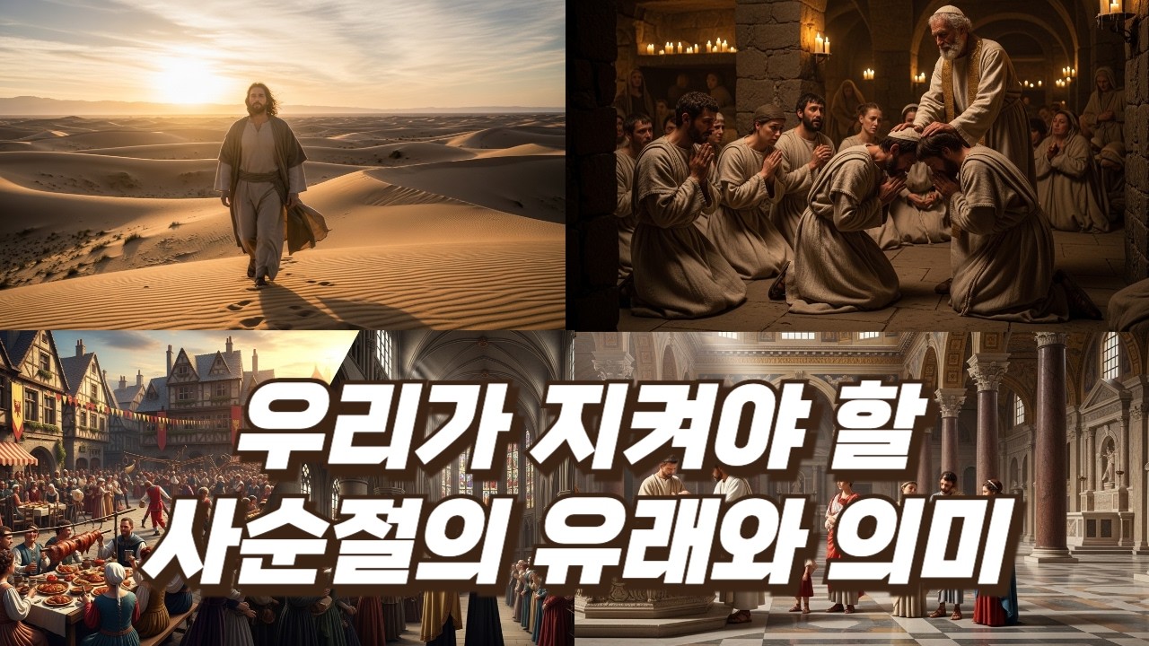 우리는 사순절을 어떻게 보내야 할까요? 진정한 사순절의 유래와 의미를 알려드립니다 | 사순절 | 부활절 | 성경 말씀 묵상 큐티