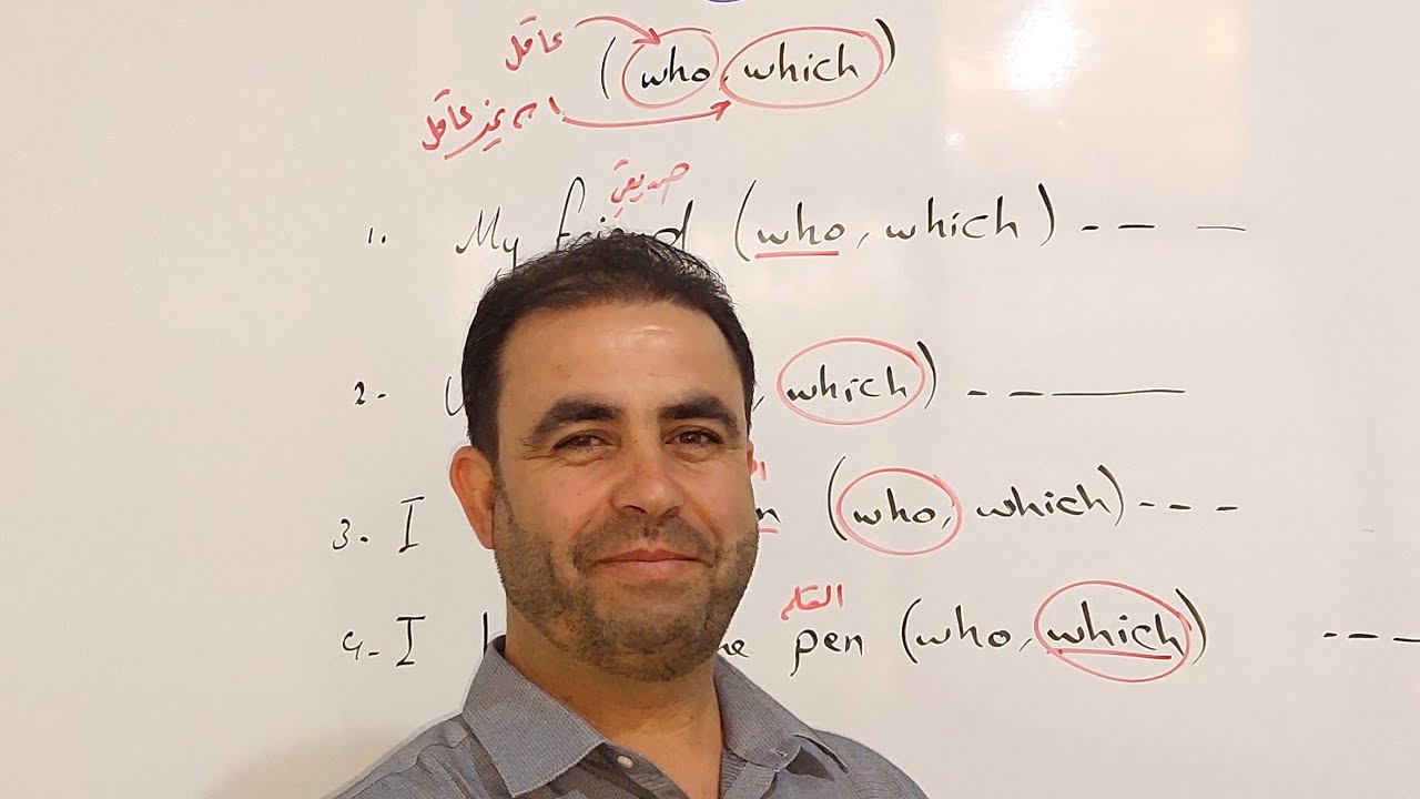 الاختيار بين who / which للصف التاسع