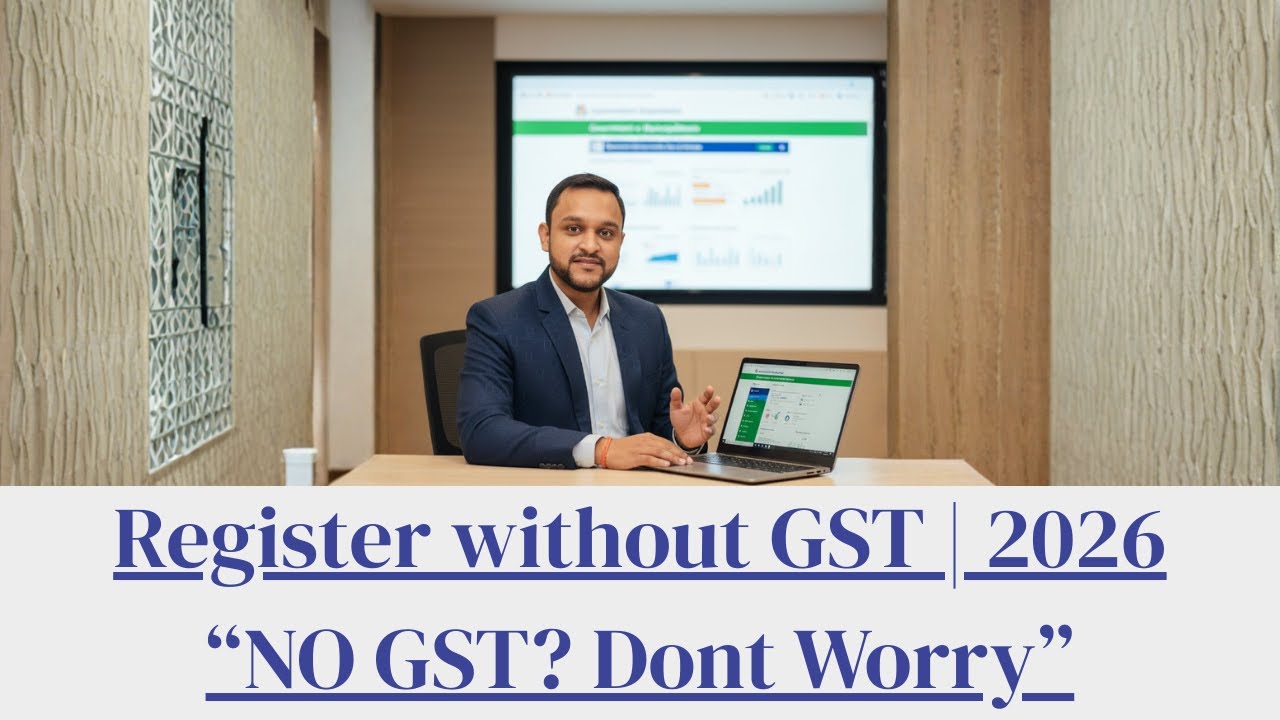 GeM Vendor Registration Without GST | GST Exempt Sellers Explained | 2026