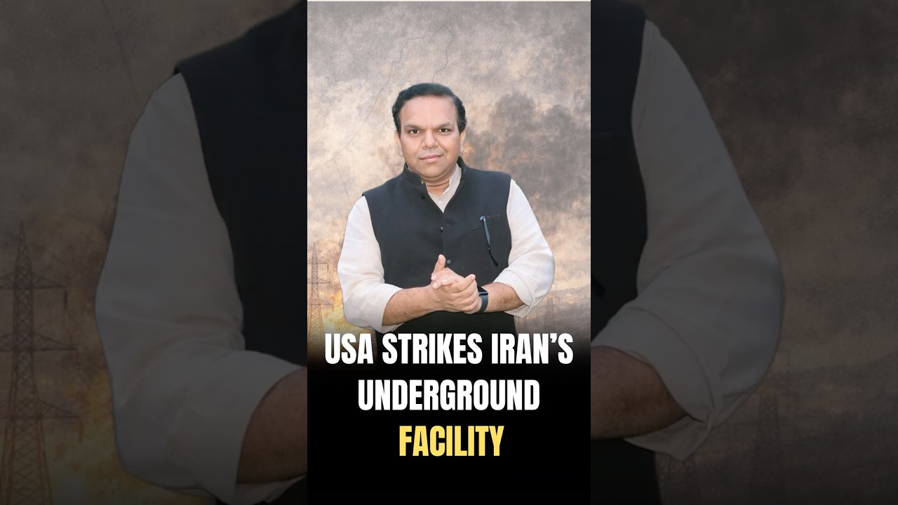 US Strikes Iran&rsquo;s Underground Facility #iran #iranisraelwar #iranwar #missile #trump #b2bomber #war