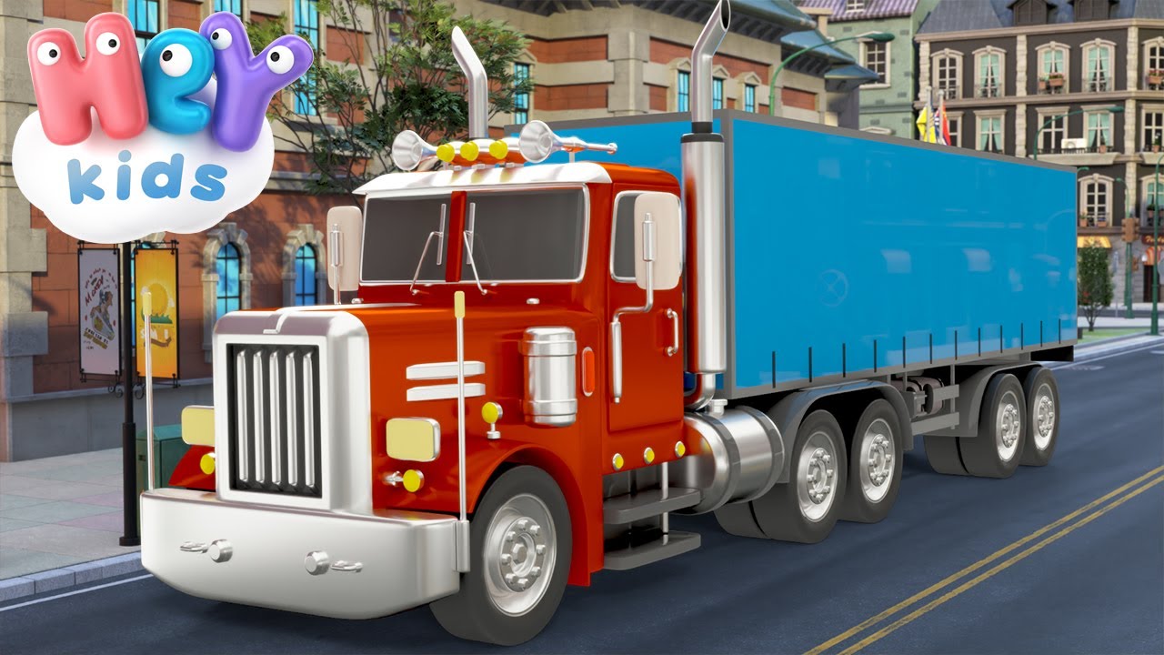 Камионите 🚚 Детско анимационно филмче с камиони | Детски Песни - HeyKids