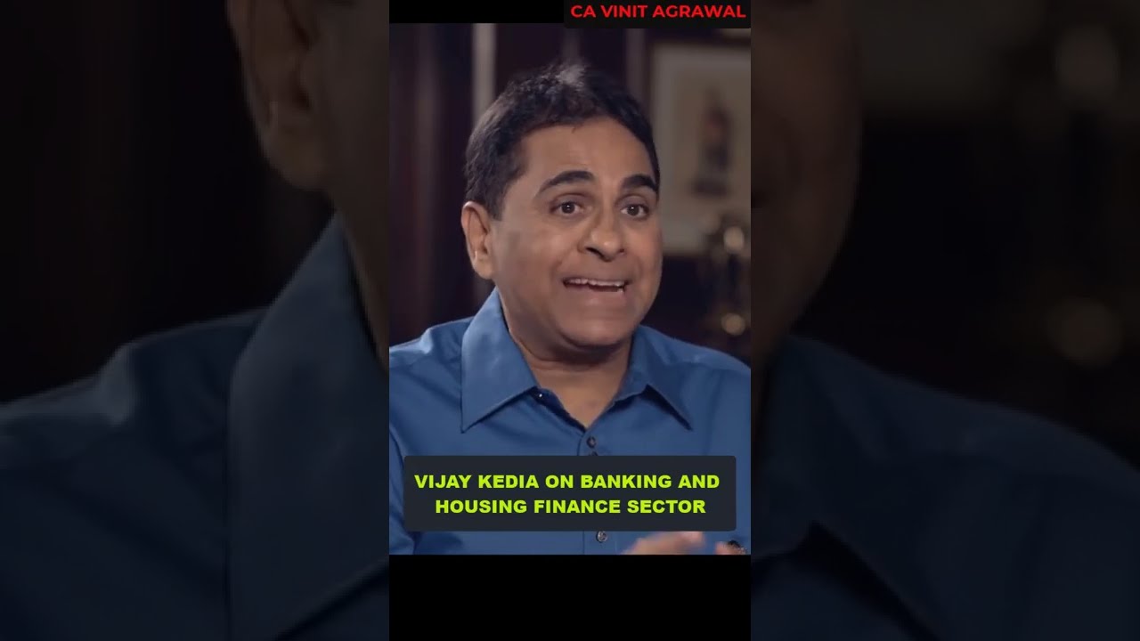Vijay Kedia on Banking and NBFC Stocks in India | Stock Market for Beginners