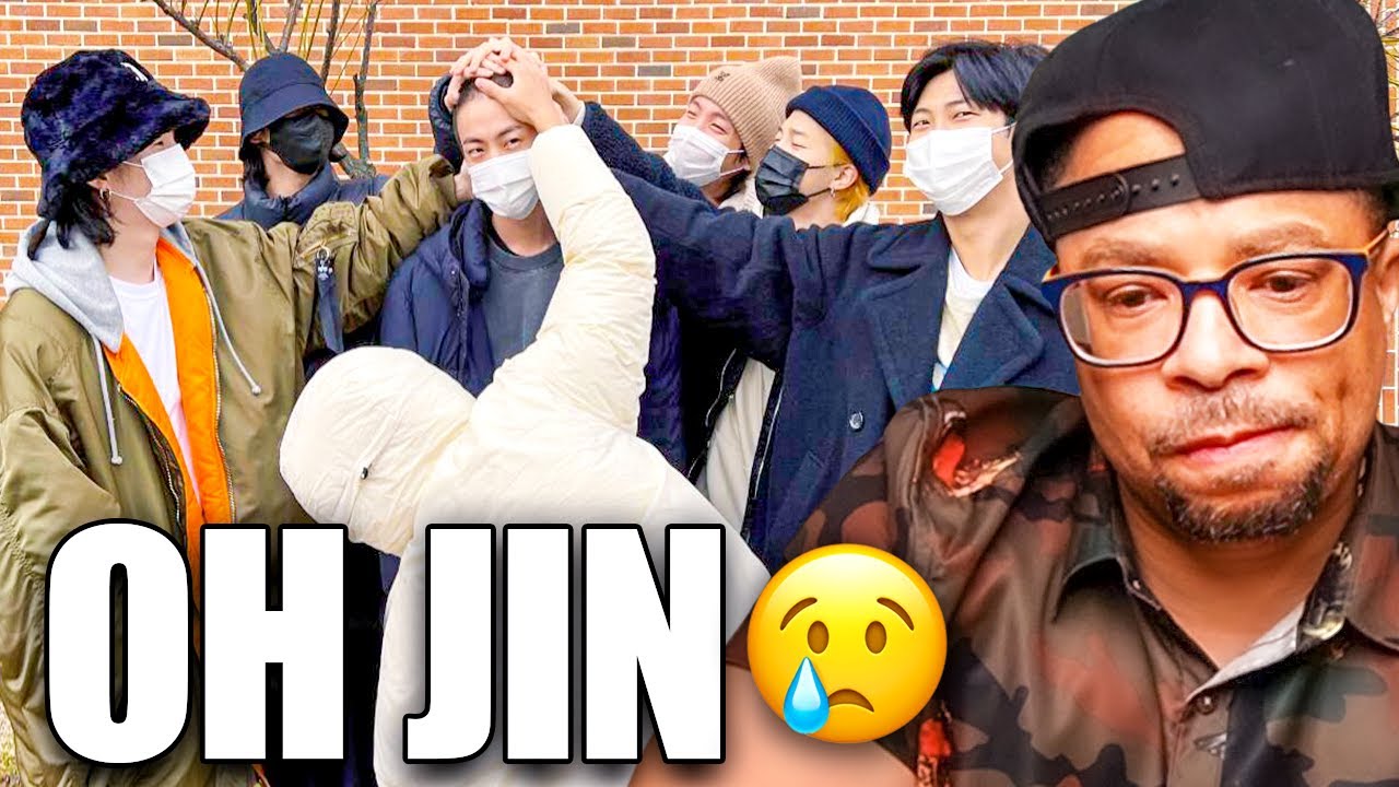 Watching Jin's Entrance Ceremony with BTS was Heartbreaking [ENG SUB BABY!!]