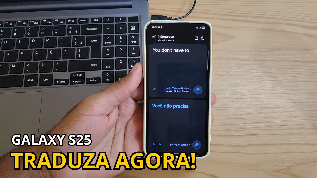 TRADUZA QUALQUER IDIOMA COM ESSA FUNÇÃO DO GALAXY S25