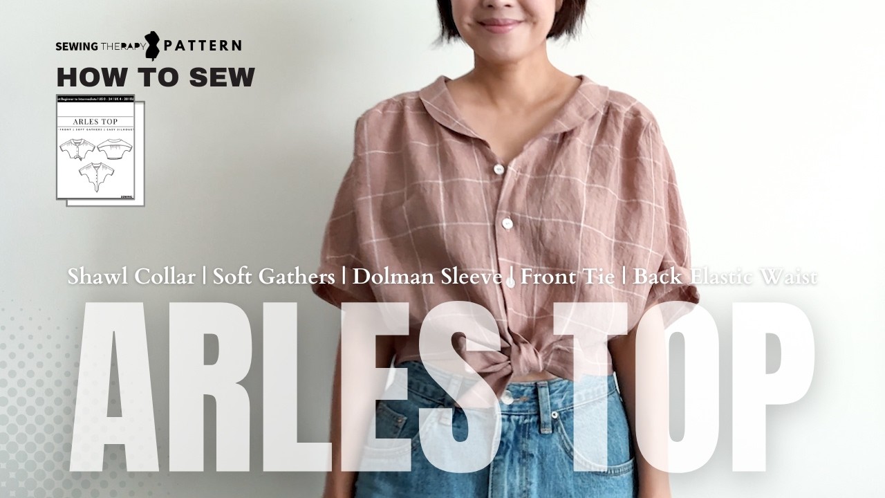 The Perfect Breezy Summer Blouse ✂️ | Arles Top Sewing Tutorial
