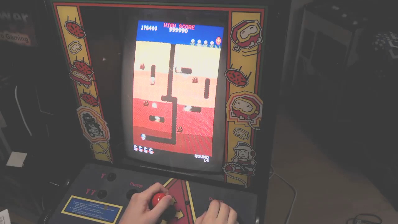 Arcade World Record: Dig Dug [5-man] - 5,147,610