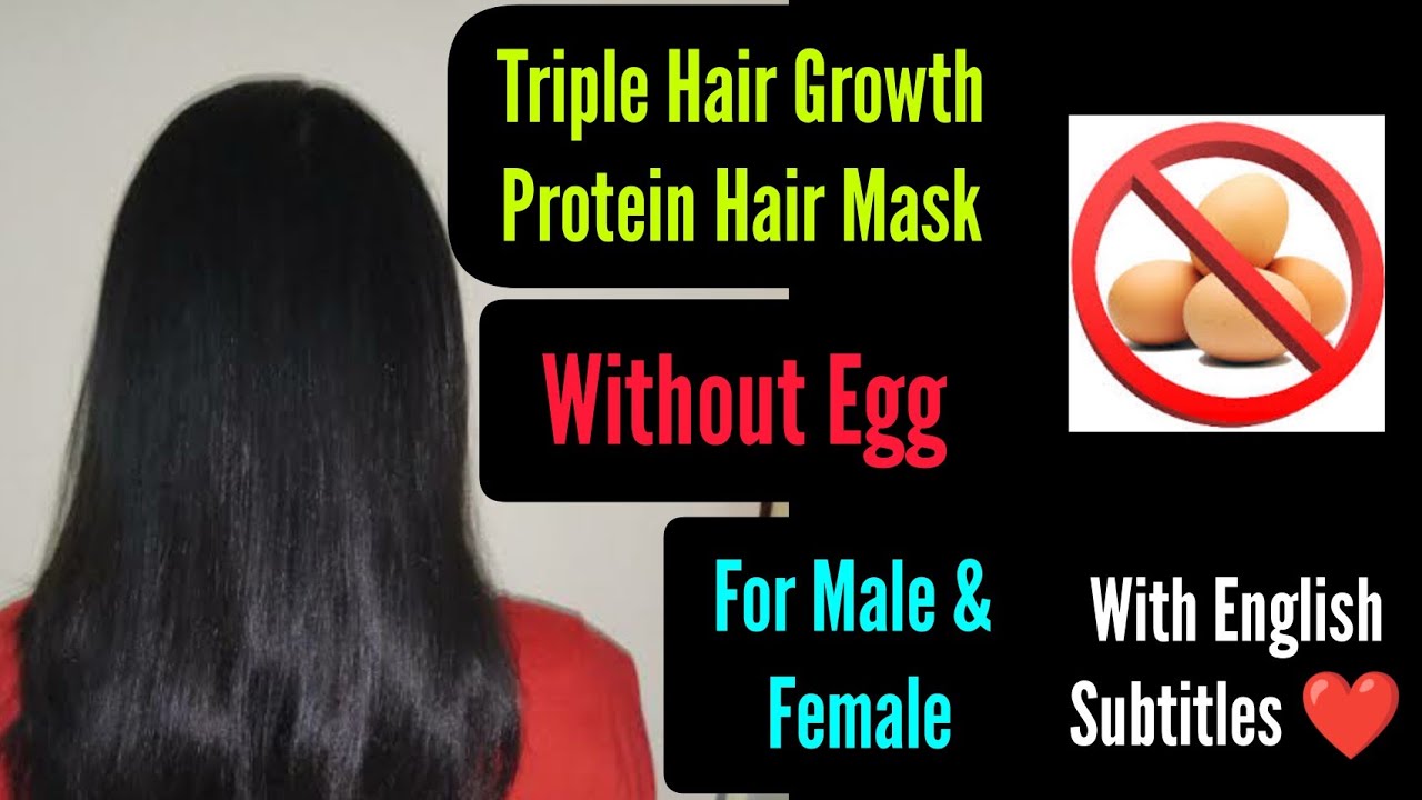 TRIPLE HAIR GROWTH PROTEIN HAIR MASK (Without EGG)