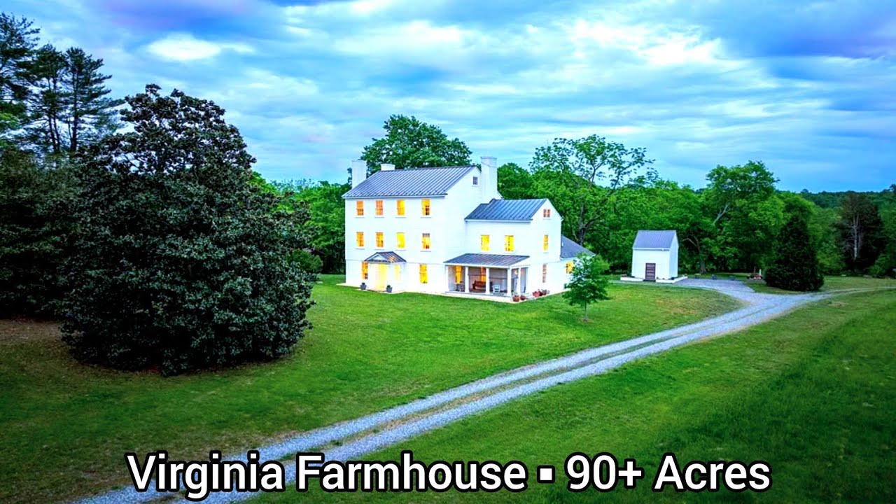 Virginia Farmhouse For Sale | 90+Acres | Virginia Land For Sale | Morris Family Farms | Morris House