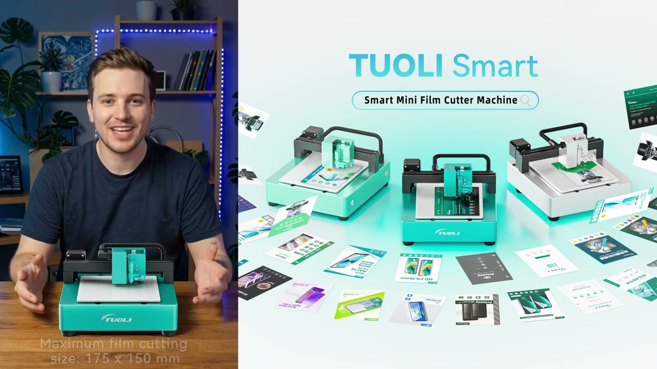 TUOLI New MINI Smart Screen Protector Film Cutting Machine