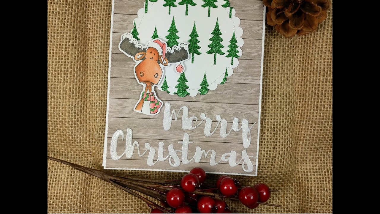 Merry Christmoose with more Sparkle