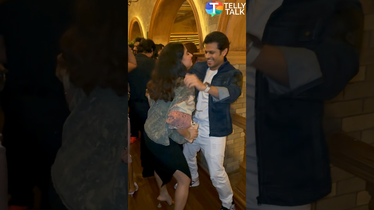 Neil Bhatt & Aishwarya Sharma's HOT damce moves at Tehelka's birthday bash 🔥 #shorts #neilbhatt